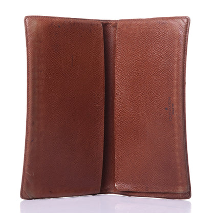 Louis Vuitton Monogram Simple Checkbook Holder Wallet Cover 5 of 11