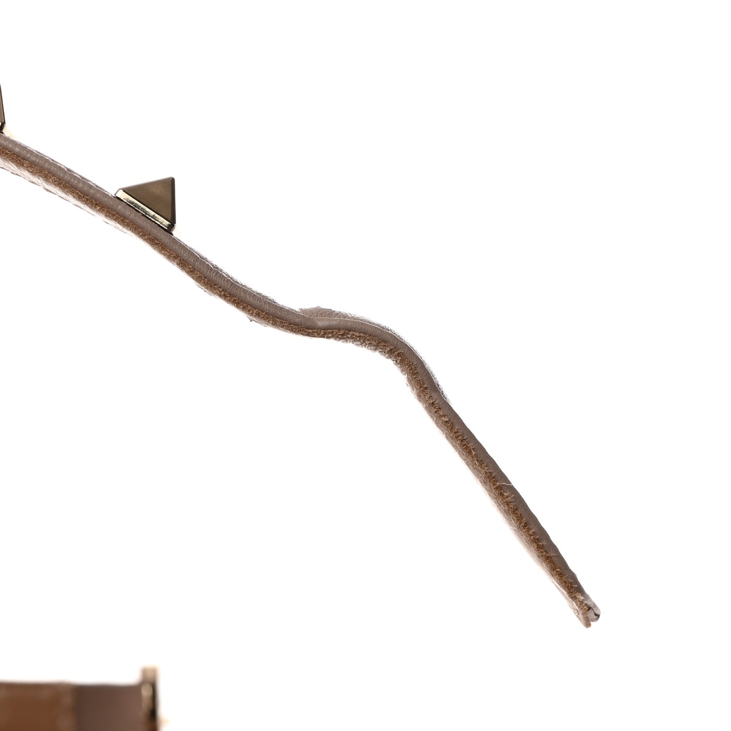 Patent Nappa Rockstud Ankle Strap 100mm Pumps 40.5 Candy Rose Poudre