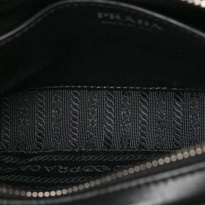 Prada Soft Calfskin Impunture Diagramme Belt Bag Black 5 of 10