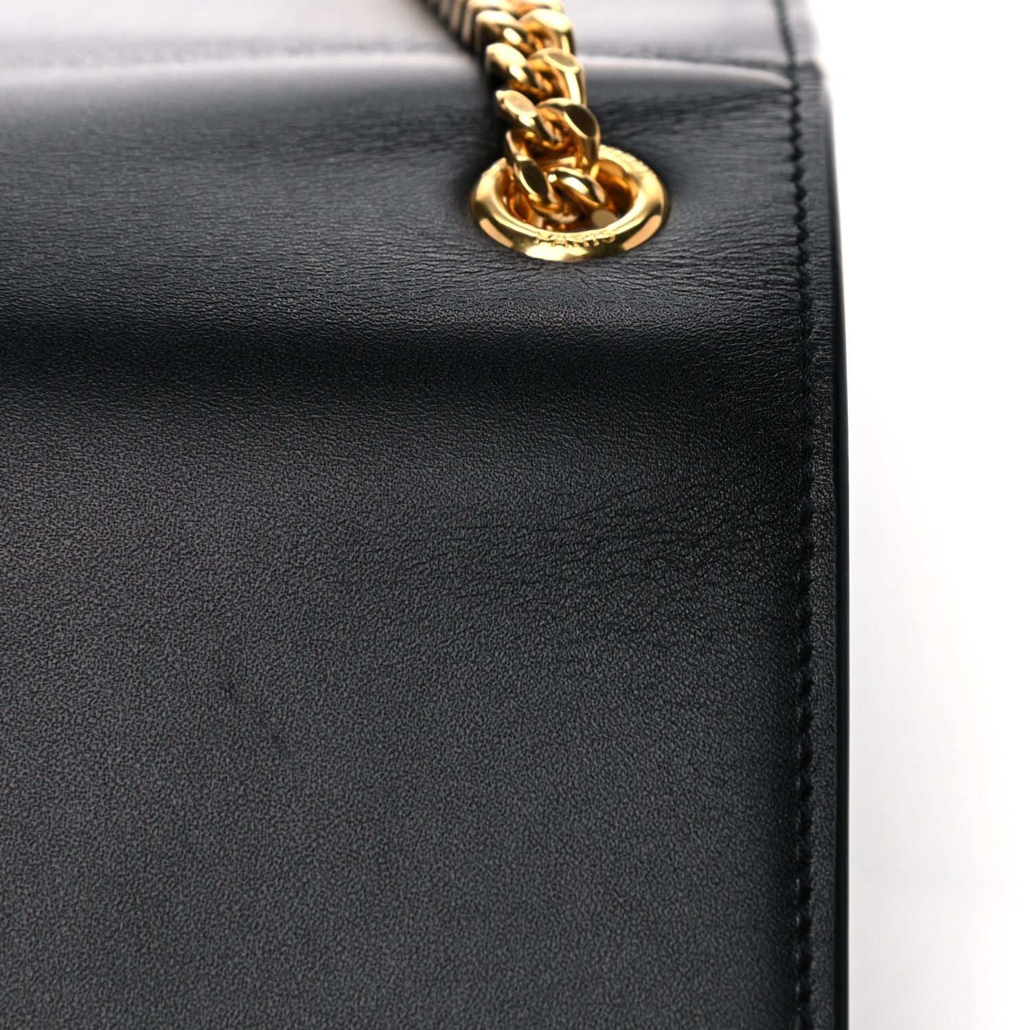 Saint Laurent Calfskin Small Classic Monogram Kate Tassel Satchel Black 12 of 17