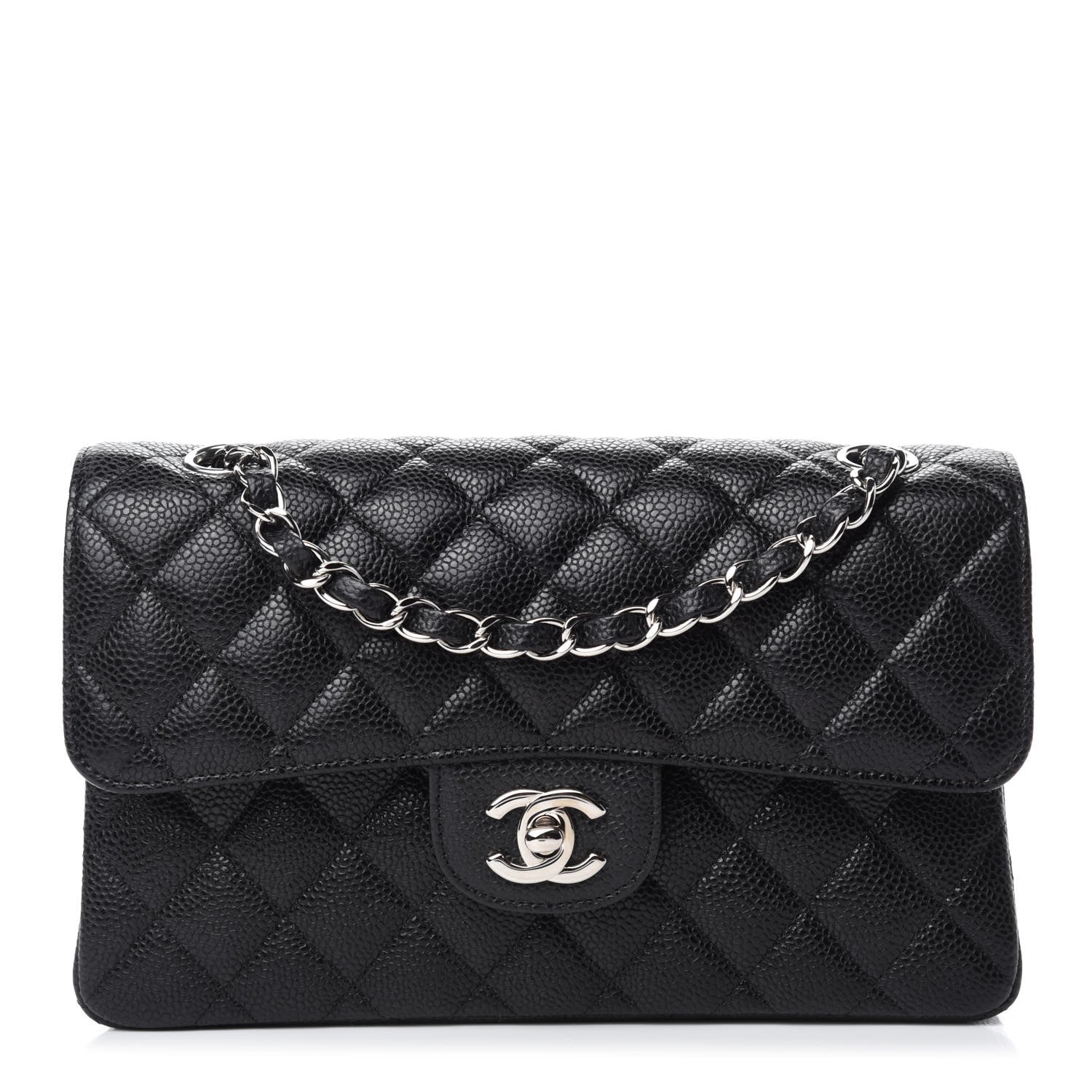 Chanel Caviar Quilted Small Double Flap Black 1 of 13