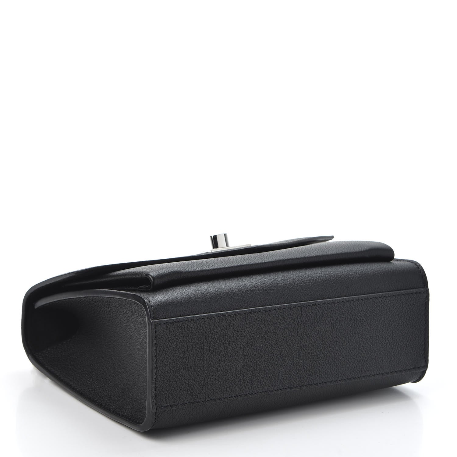 Louis Vuitton Soft Calfskin My Lockme Chain Bag BB Black 3 of 9