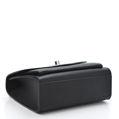 Louis Vuitton Soft Calfskin My Lockme Chain Bag BB Black 3 of 9
