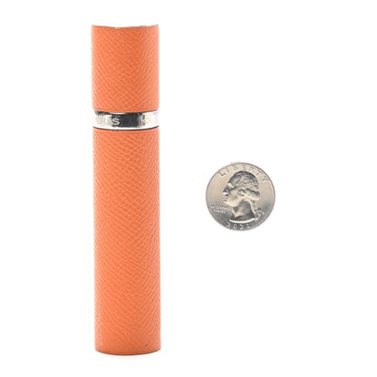 Hermes Epsom Atomizer Refillable Bottle and Case Orange .33 fl. oz. 2 of 4