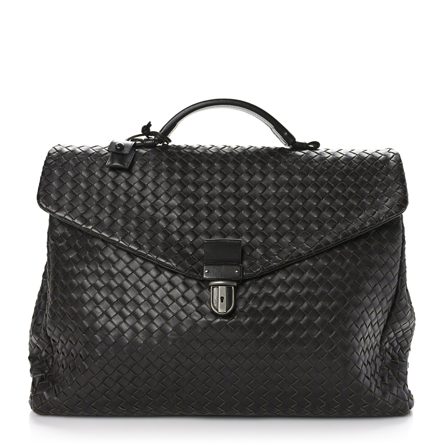 Intrecciato VN Briefcase Ebano