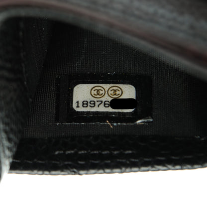 Chanel Caviar Quilted Card Holder Black 8 of 8