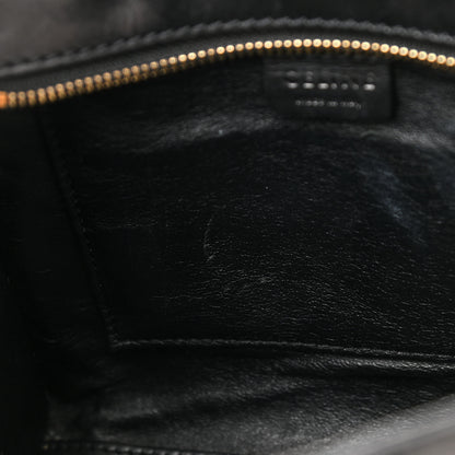 Celine Natural Canvas Smooth Calfskin Nano Luggage Black 13 of 13