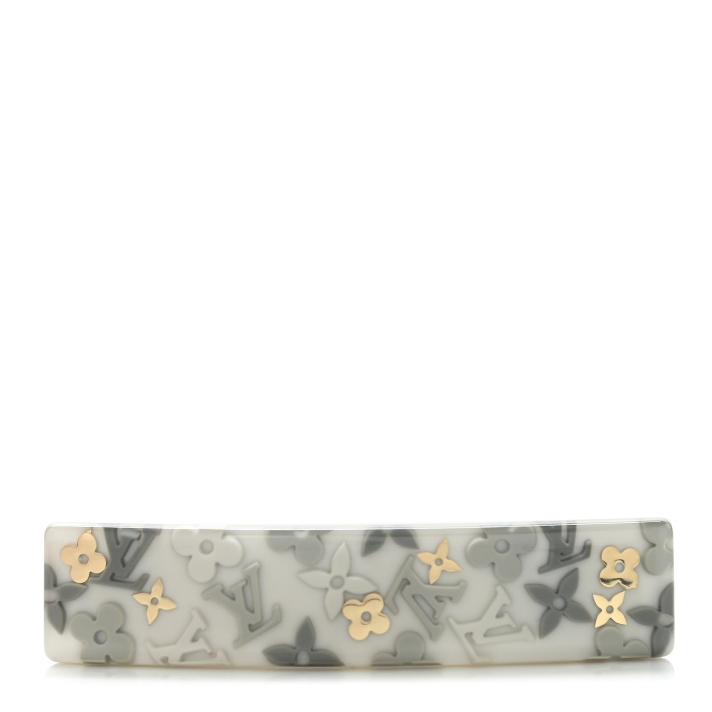 Resin Inclusion Barrette GM Grey
