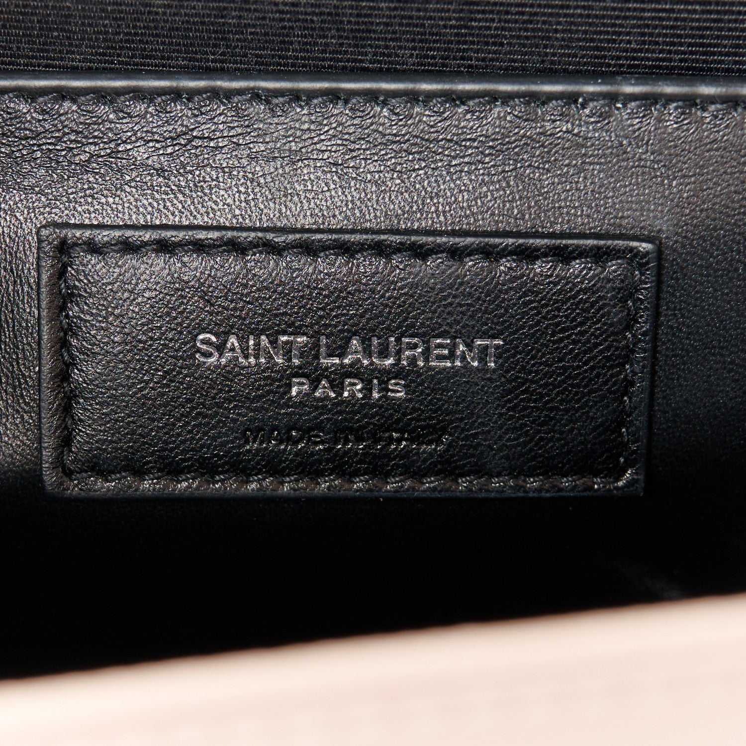Saint Laurent Grain De Poudre Medium Monogram Kate Satchel  Rose Poudre 7 of 11