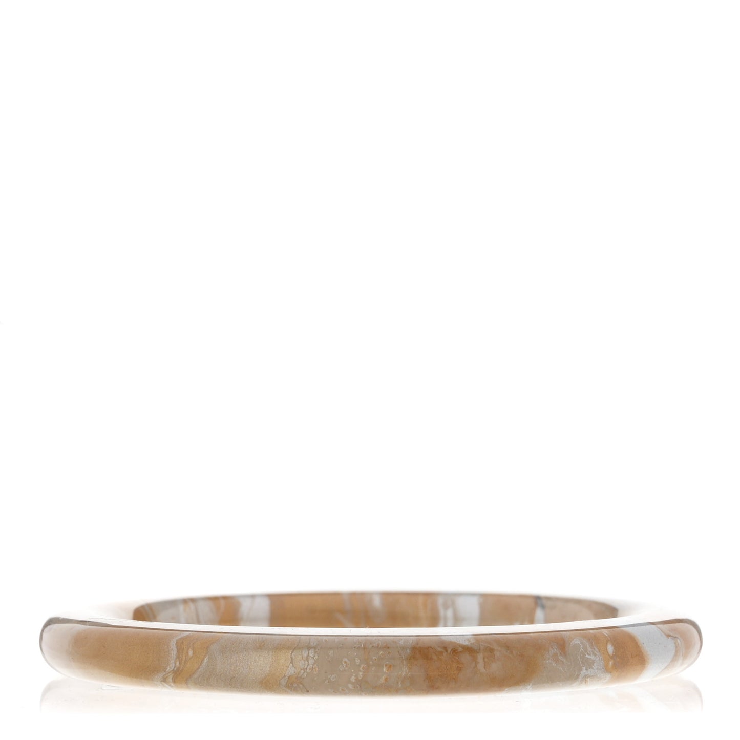 Lacquered Wood GM Stellair Bangle Bracelet T2 Black