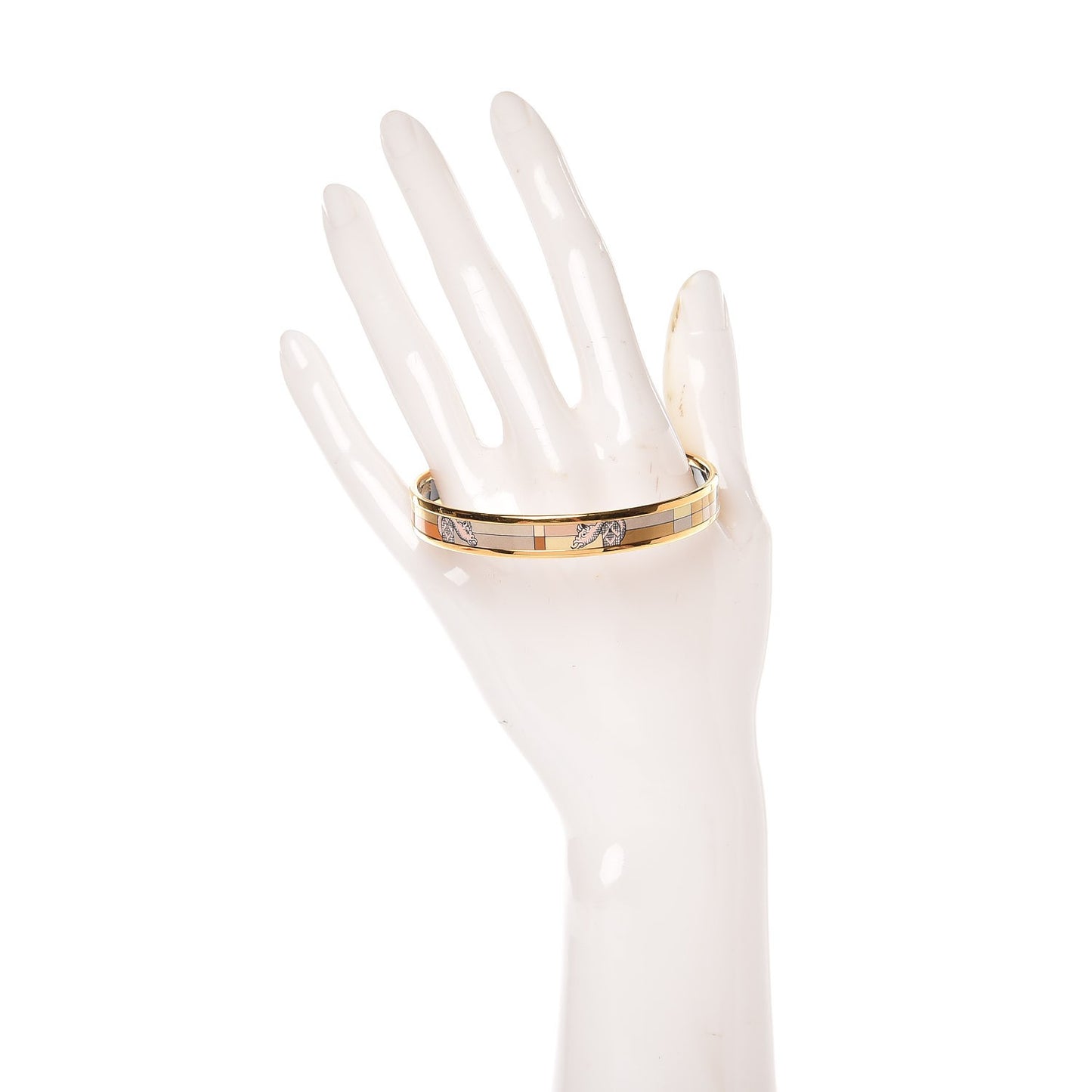 Printed Enamel Della Cavalleria Narrow Bracelet 65