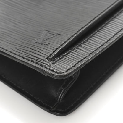 Louis Vuitton Epi Pochette Sellier Dragonne Clutch Black 9 of 9