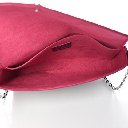 Louis Vuitton Epi Pochette Felicie Black Hot Pink 5 of 9