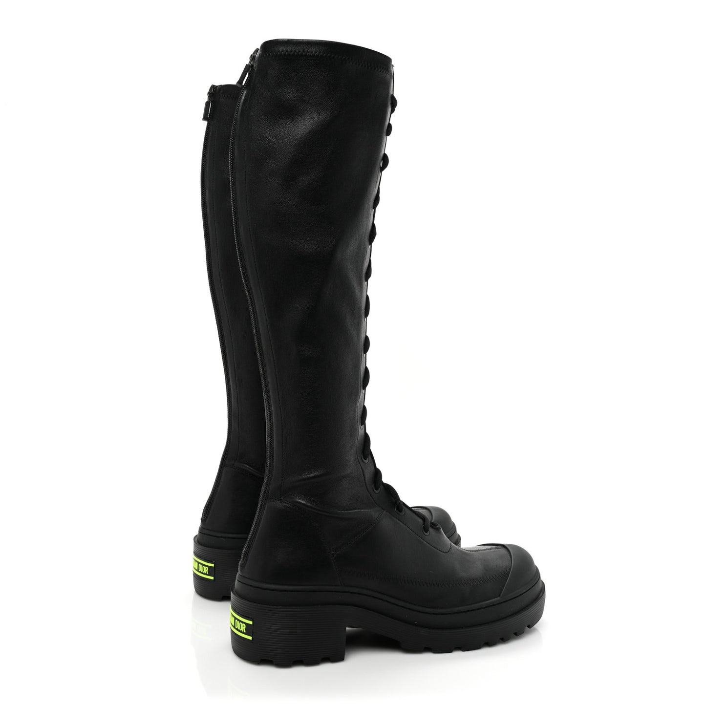 Nappa Stretch Dior Arcade High Boots 41 Black