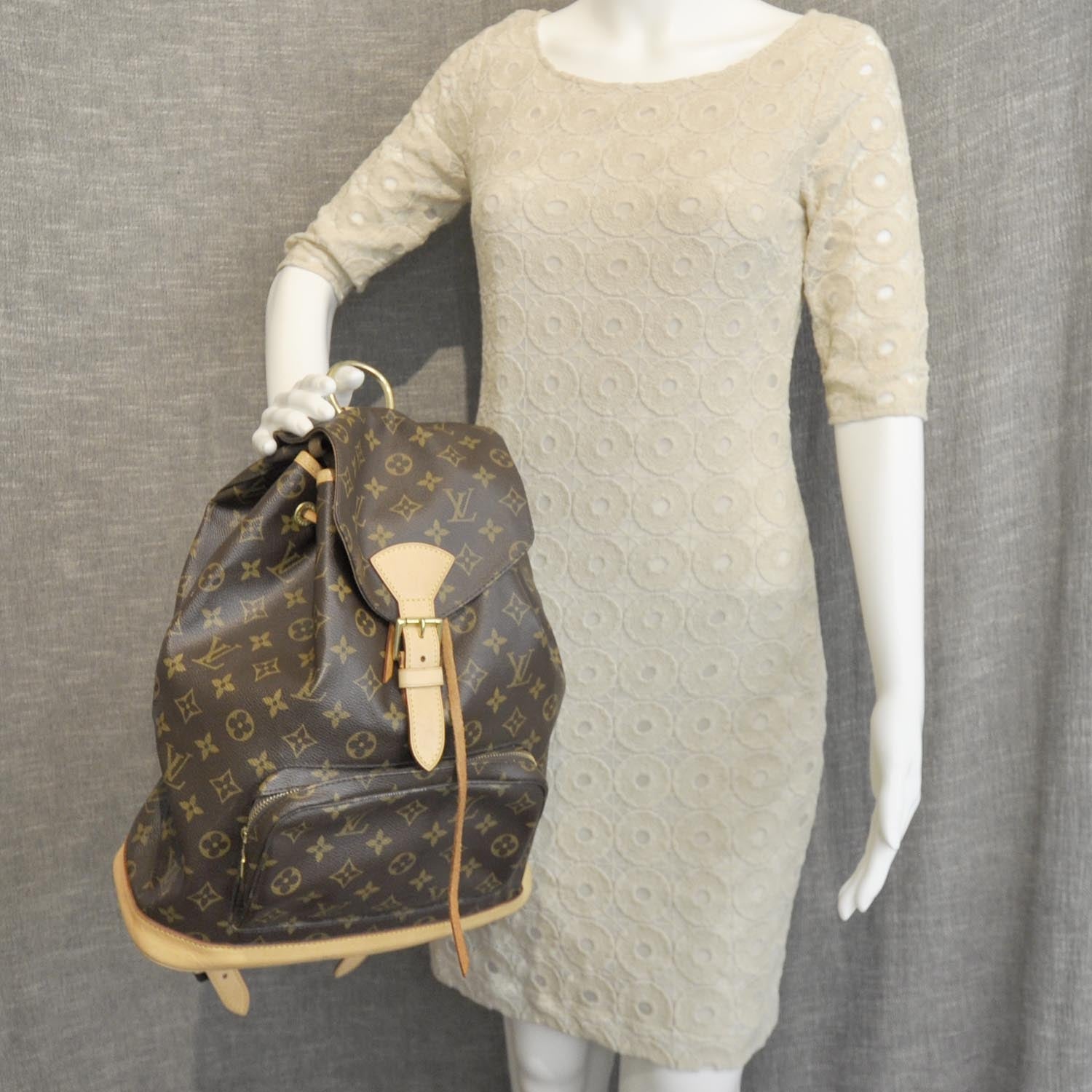 Louis Vuitton Monogram Montsouris GM Backpack 2 of 10