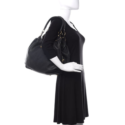 Louis Vuitton Mahina L Black 2 of 11
