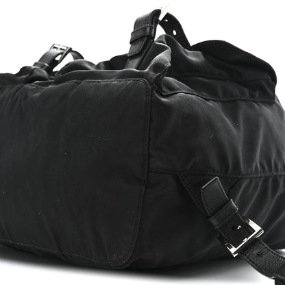 Prada Tessuto Nylon Saffiano Medium Backpack Black 10 of 10