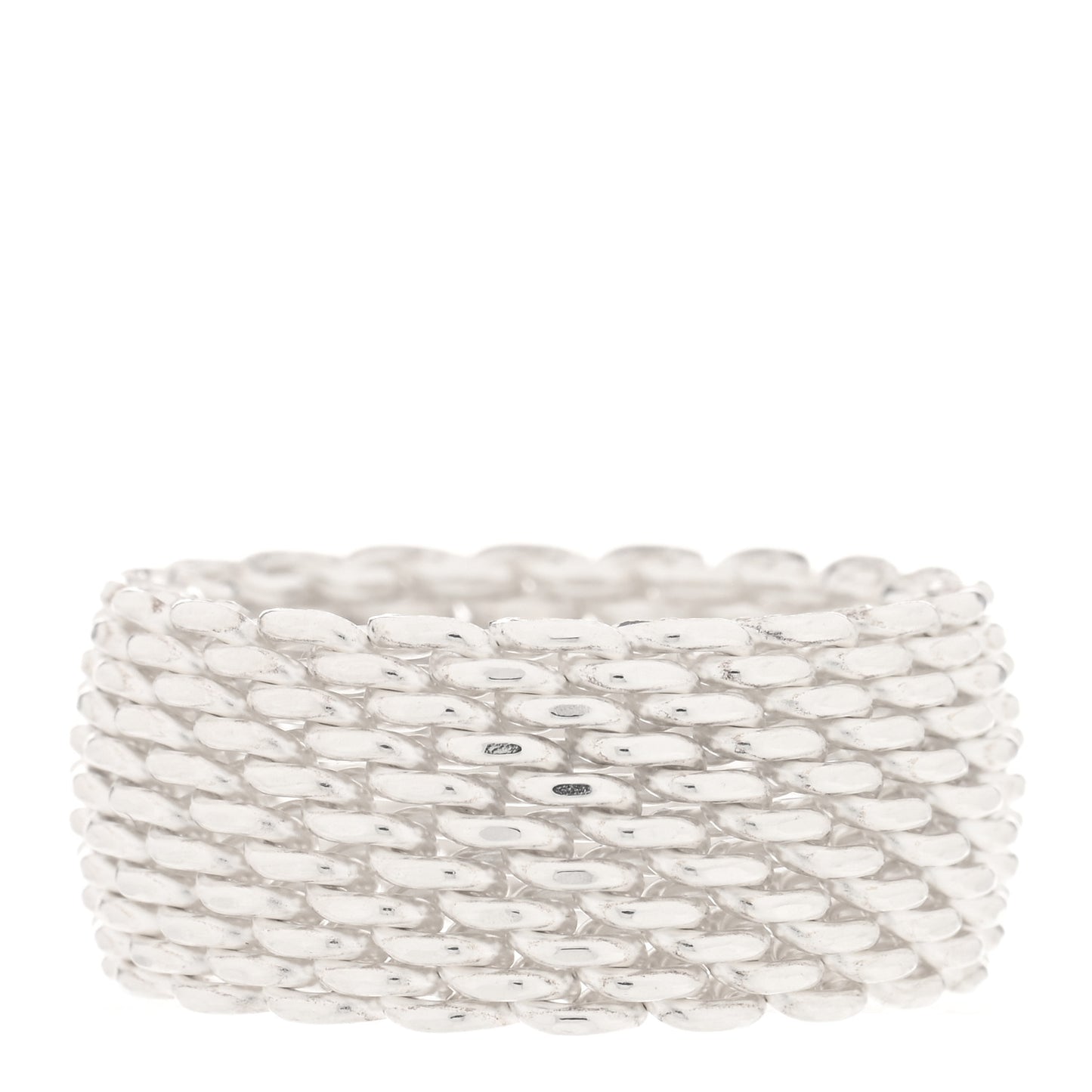 Sterling Silver Somerset Mesh Ring 54 7