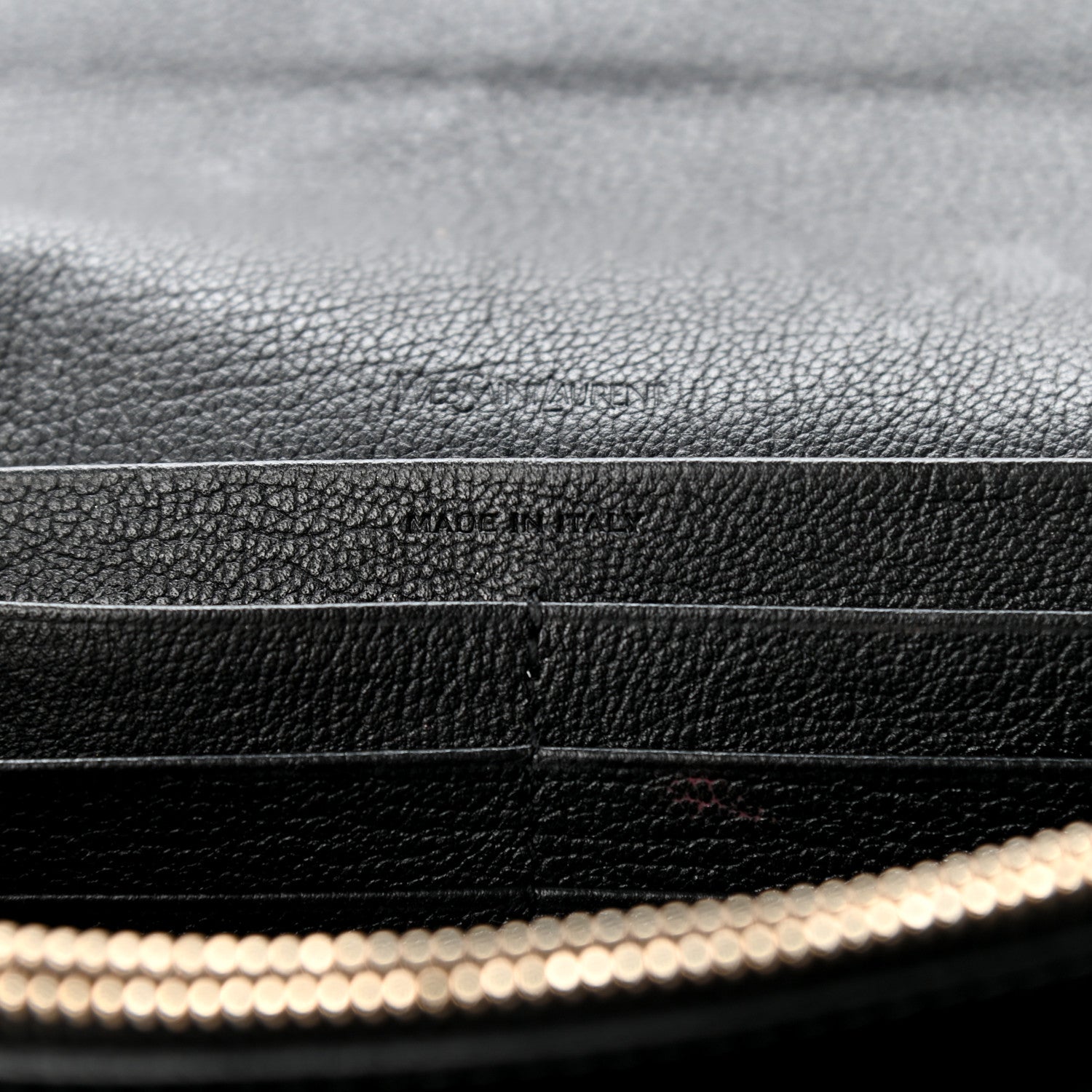 Saint Laurent Calfskin Monogram Belle de Jour Chain Clutch Black 6 of 12