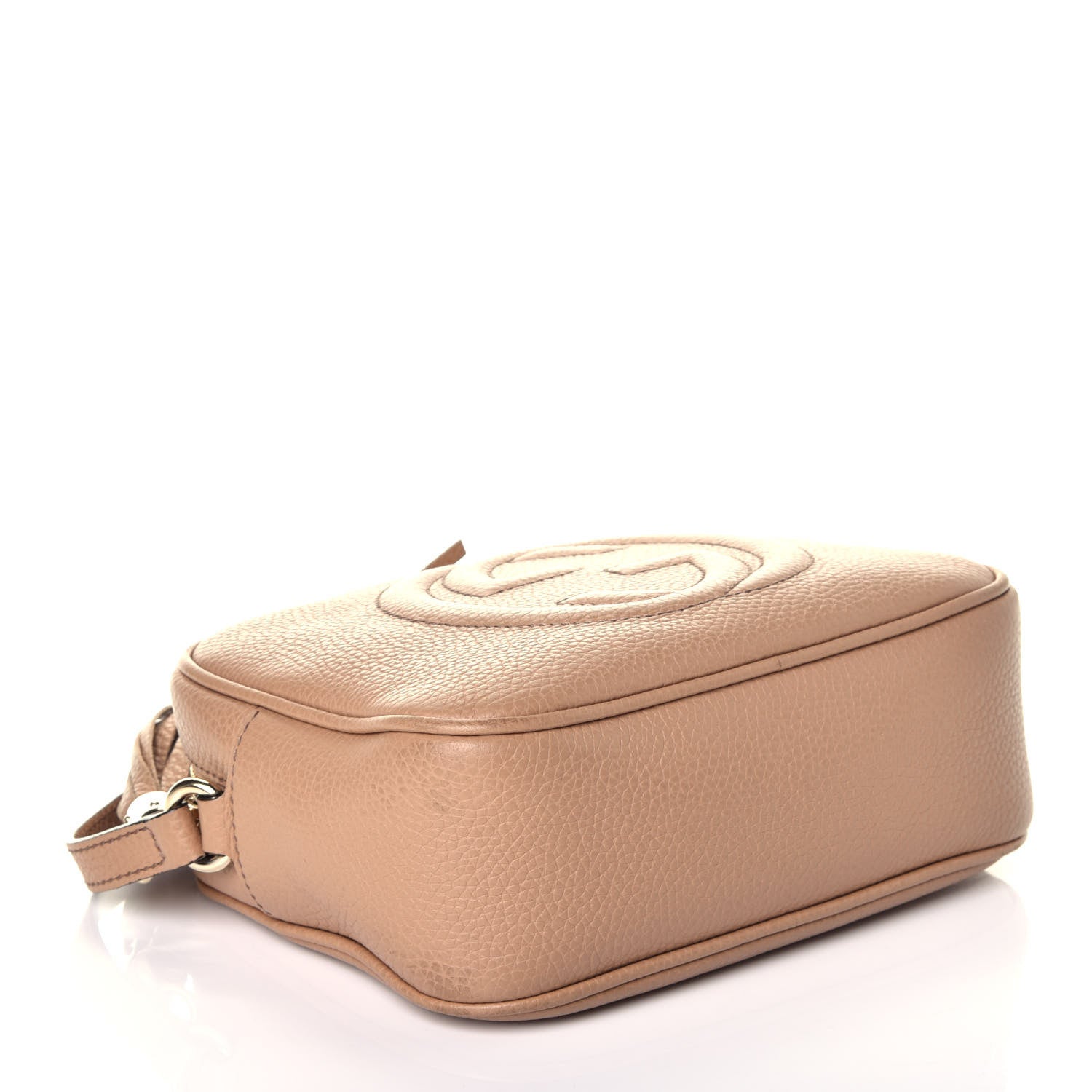 Gucci Pebbled Calfskin Small Soho Disco Bag Rose Beige 4 of 10