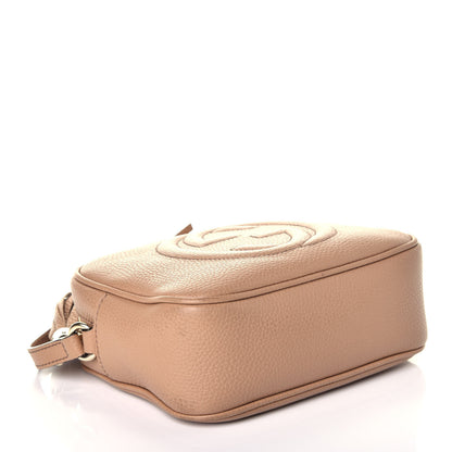 Gucci Pebbled Calfskin Small Soho Disco Bag Rose Beige 4 of 10