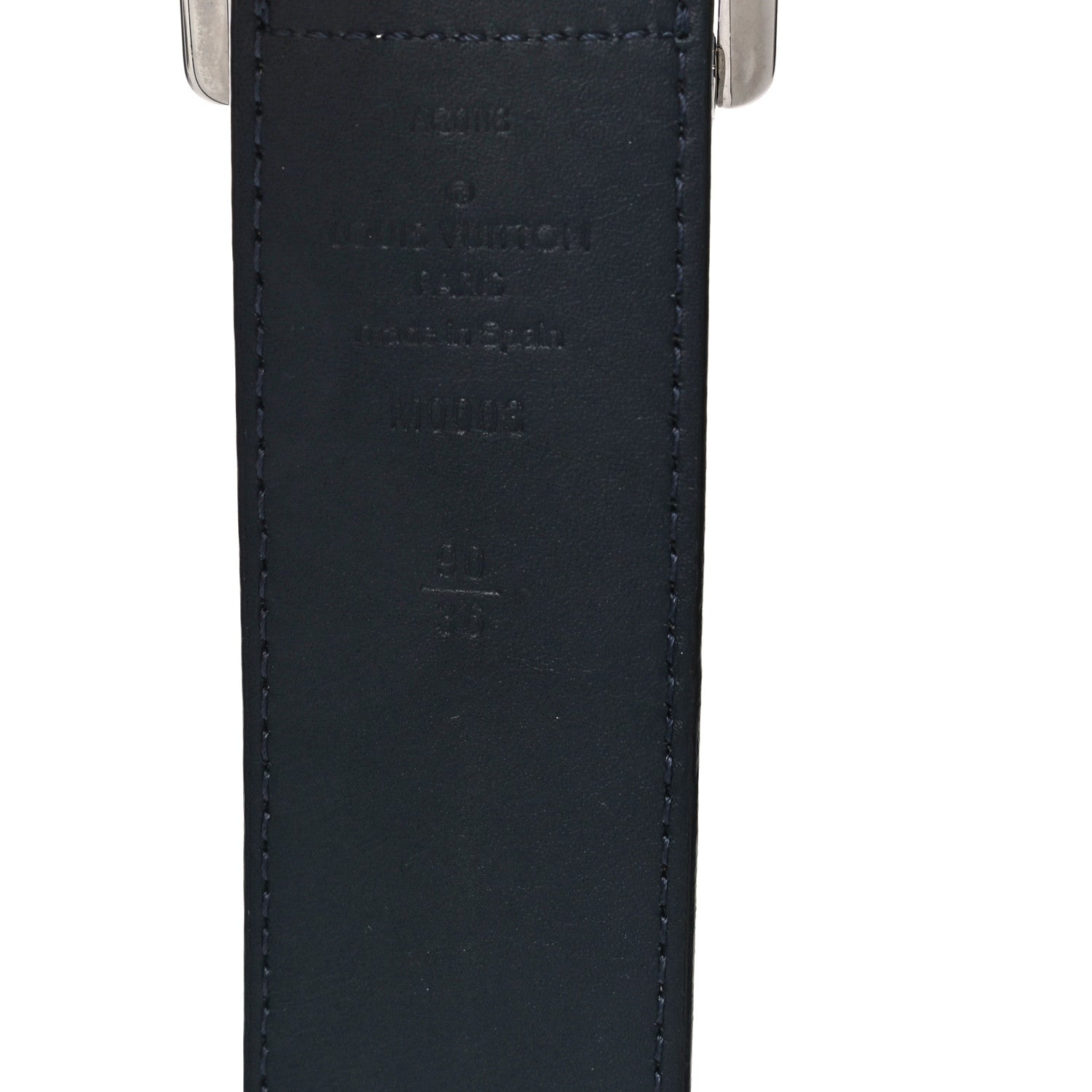 Louis Vuitton Monogram Calfskin Mens Reverso 40mm 90 36 White Navy 4 of 7