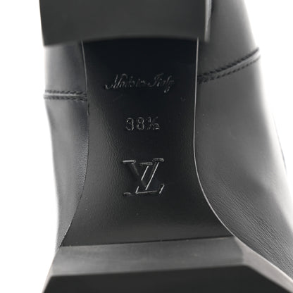 Louis Vuitton Calfskin Monogram Star Trail Ankle Boots 38.5 Black 7 of 9