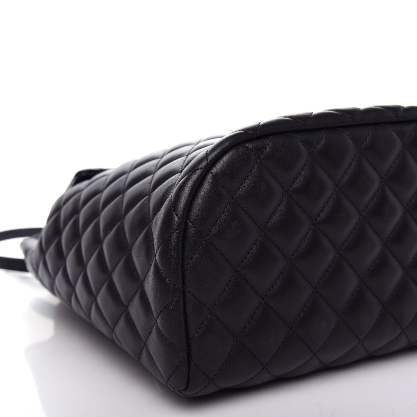 Calfskin Quilted Large Urban Spirit Backpack Black