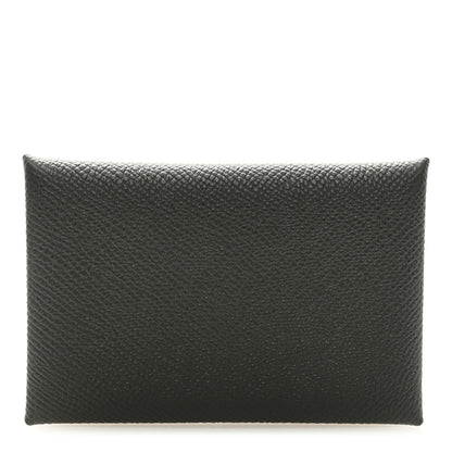 Hermes Epsom Calvi Card Case Etain 1 of 6