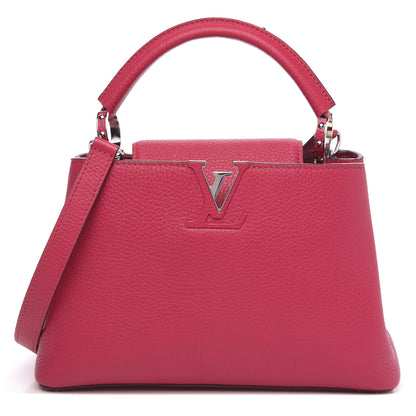 Louis Vuitton Taurillon Capucines BB Fuchsia 1 of 12