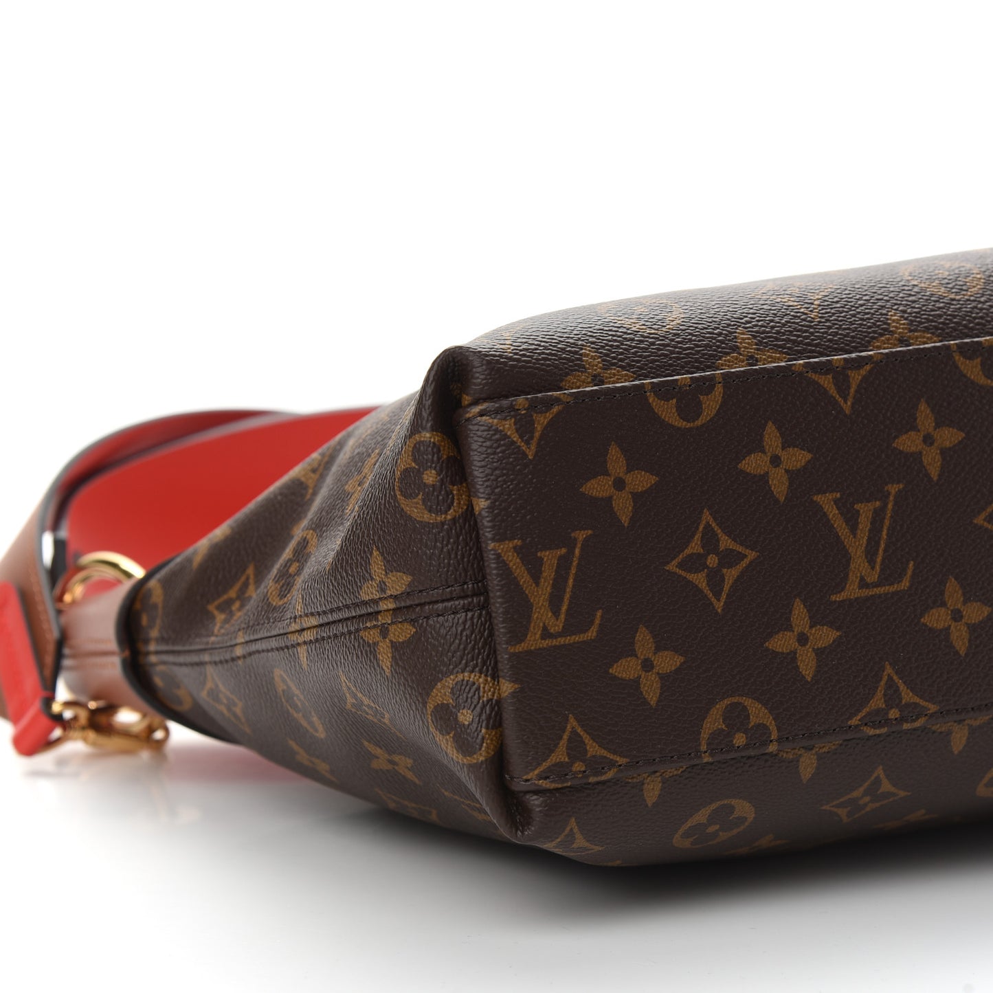 Monogram Tuileries Besace Caramel Rouge