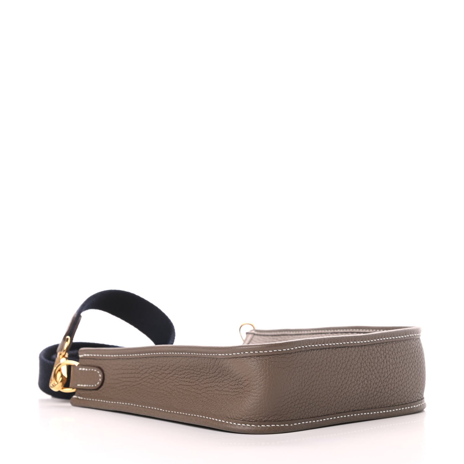 Hermes Taurillon Clemence Amazone Evelyne TPM Etoupe Bleu Indigo 4 of 10