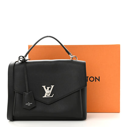 Louis Vuitton Soft Calfskin My Lockme Top Handle Black 11 of 11