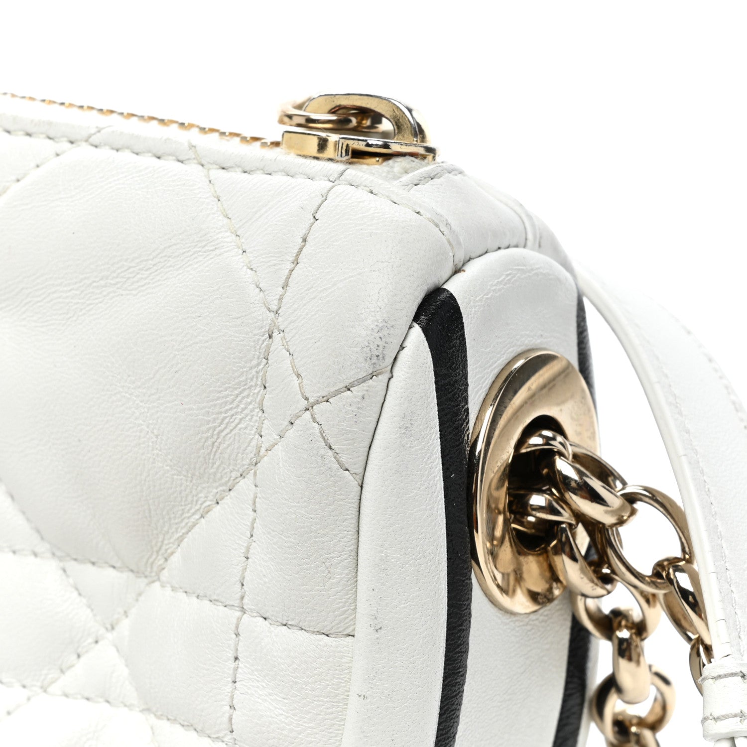 Christian Dior Lambskin Cannage Small Dior Vibe Hobo Bag White 13 of 15