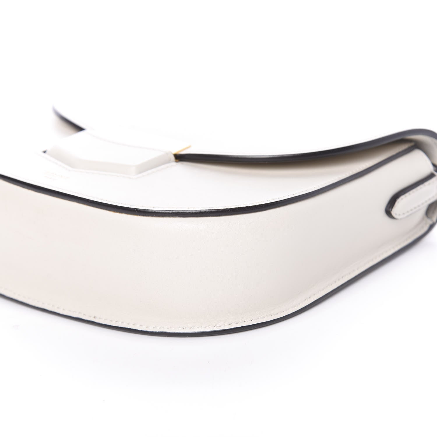 Celine Smooth Calfskin Small Trotteur White 8 of 10