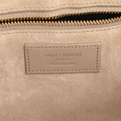 Saint Laurent Smooth Calfskin Le 5 A 7 Hobo Crema Soft 6 of 13