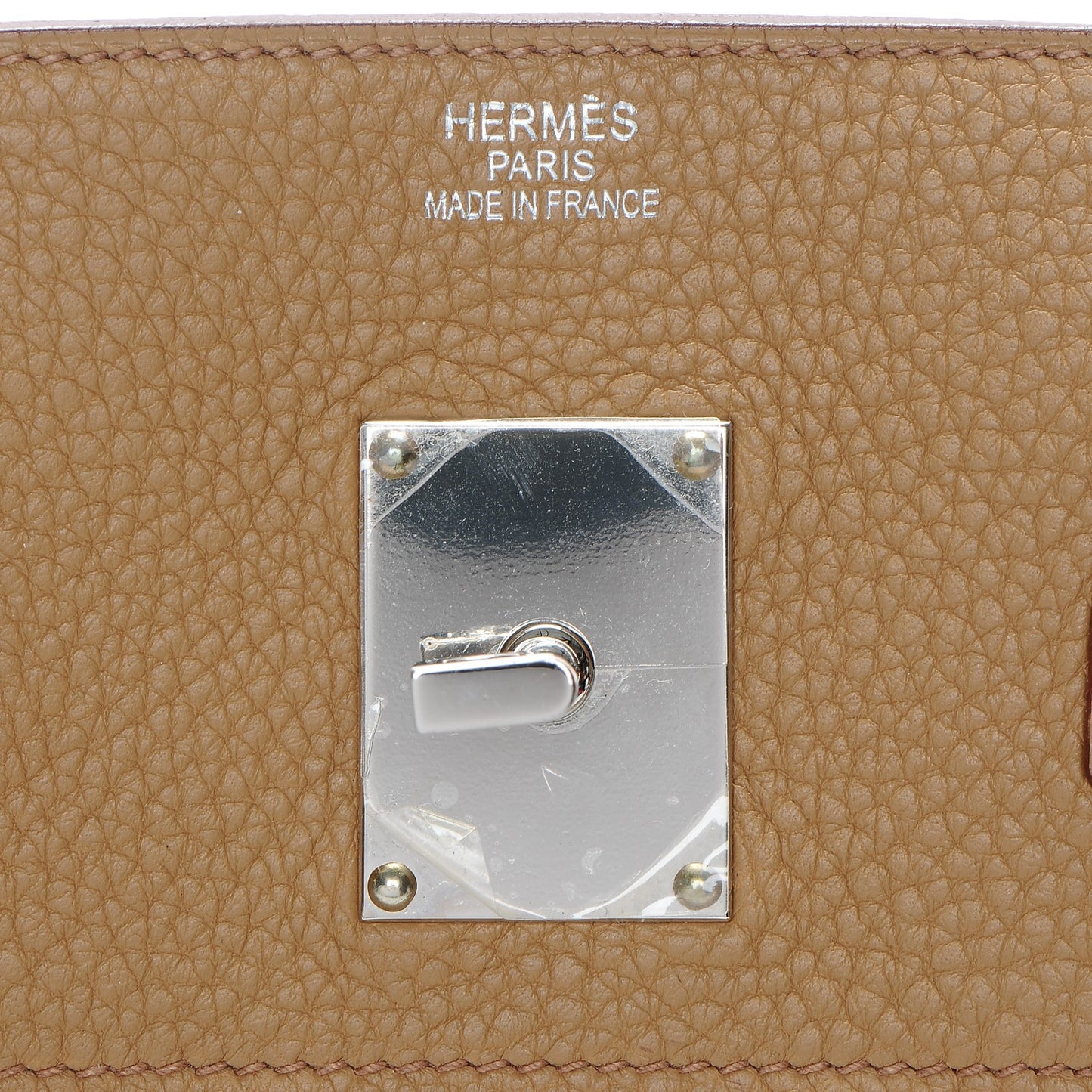 Taurillon Clemence JPG Birkin 42 Biscuit