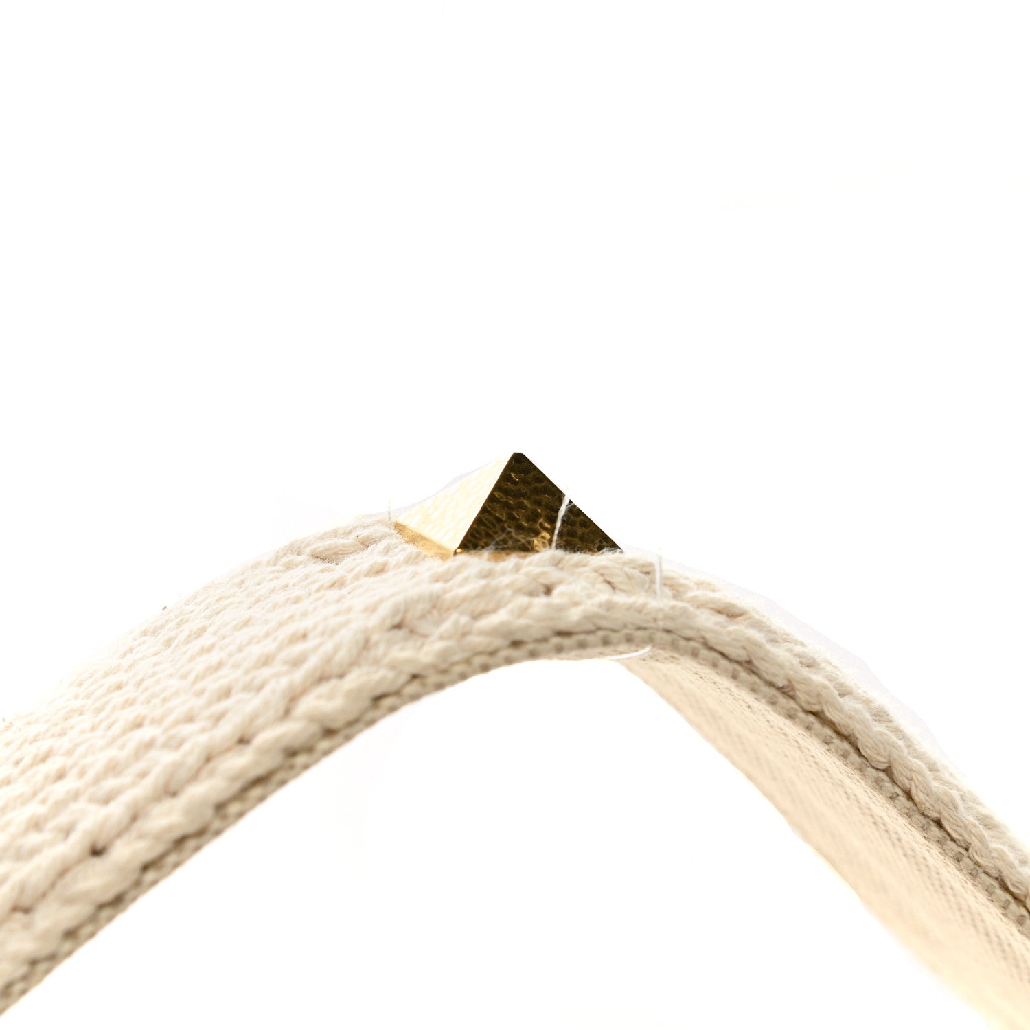 Valentino Garavani Knit Large Roman Stud Shoulder Bag Ecru 10 of 10