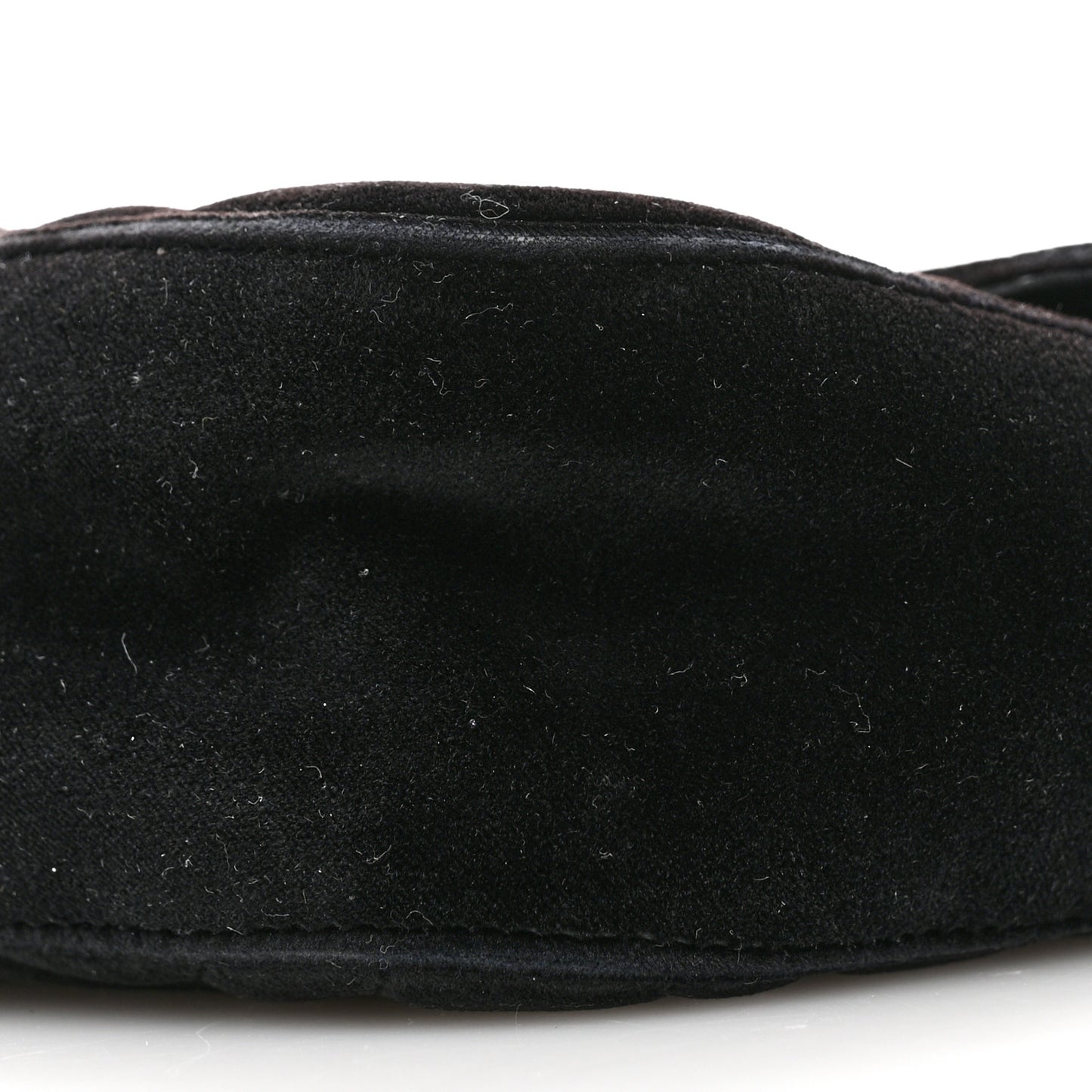 Velvet Matelasse Mini GG Marmont Shoulder Bag Black