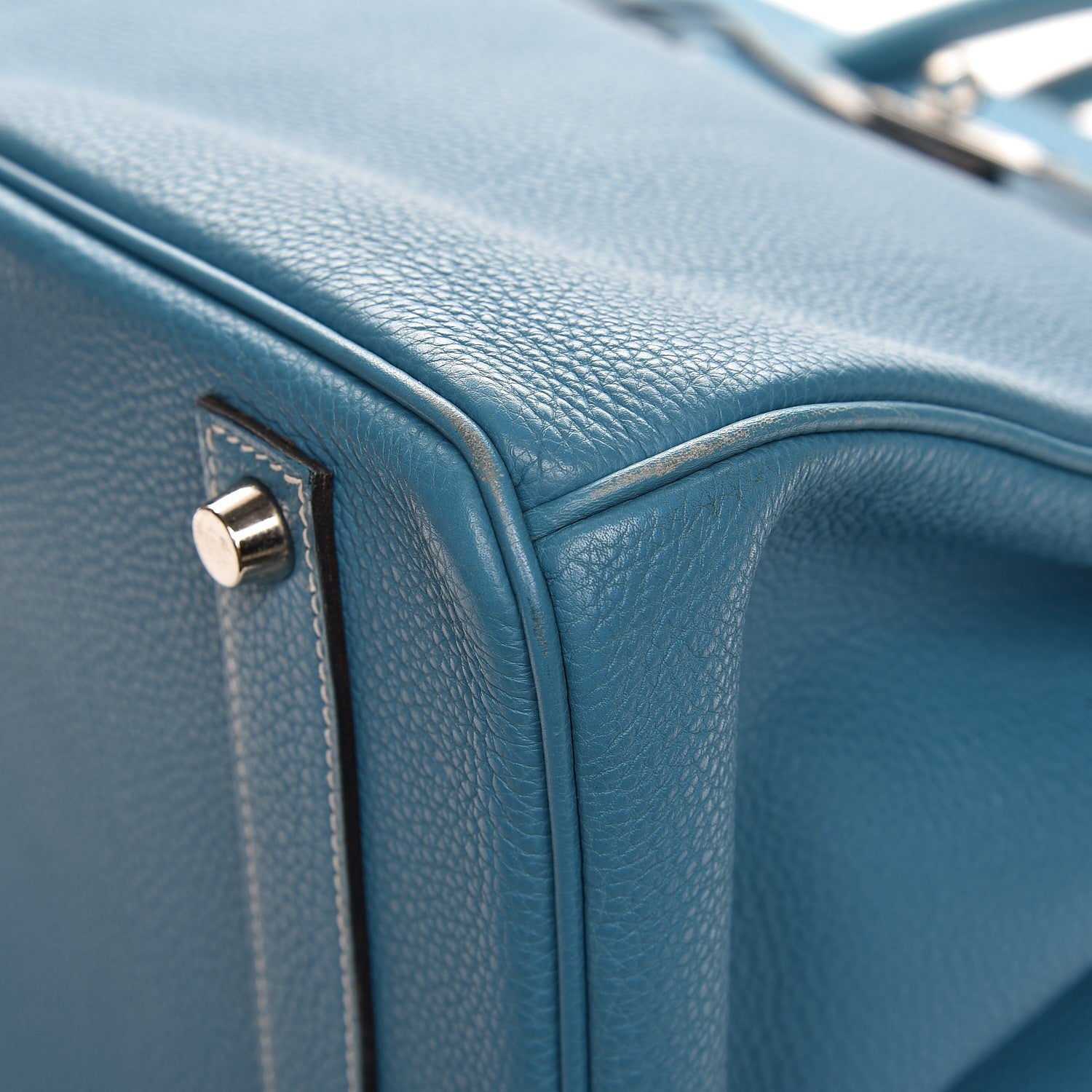 Hermes Togo Birkin 40 Blue Jean 33 of 37