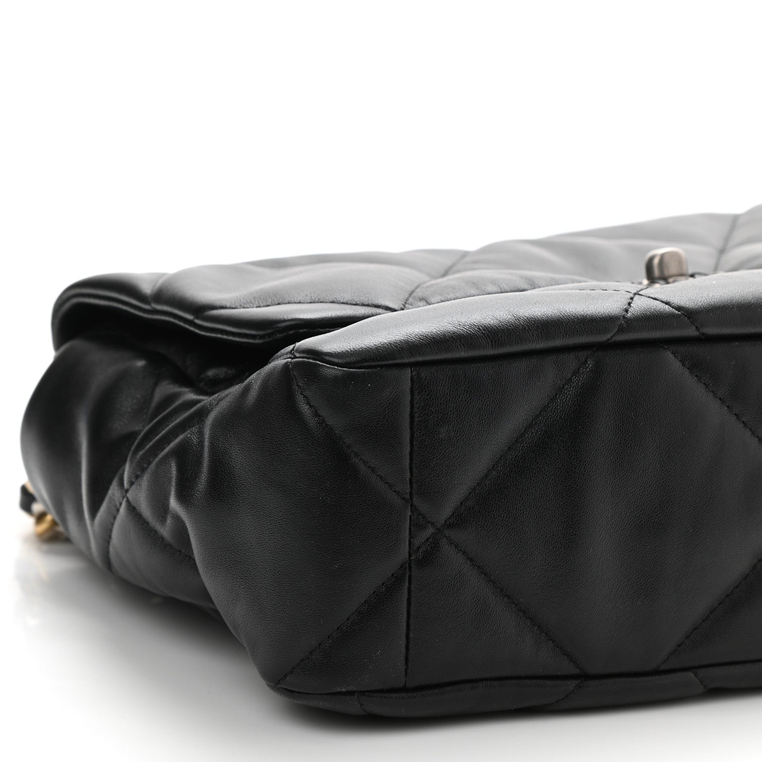 Chanel Lambskin Quilted Large Chanel 19 Flap Black 9 of 10