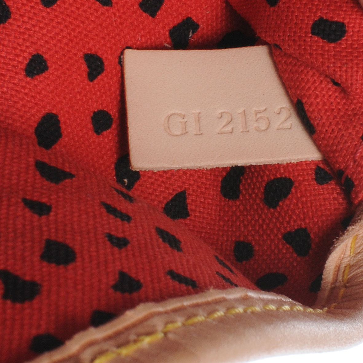 Monogram Kusama Waves Neverfull MM Red