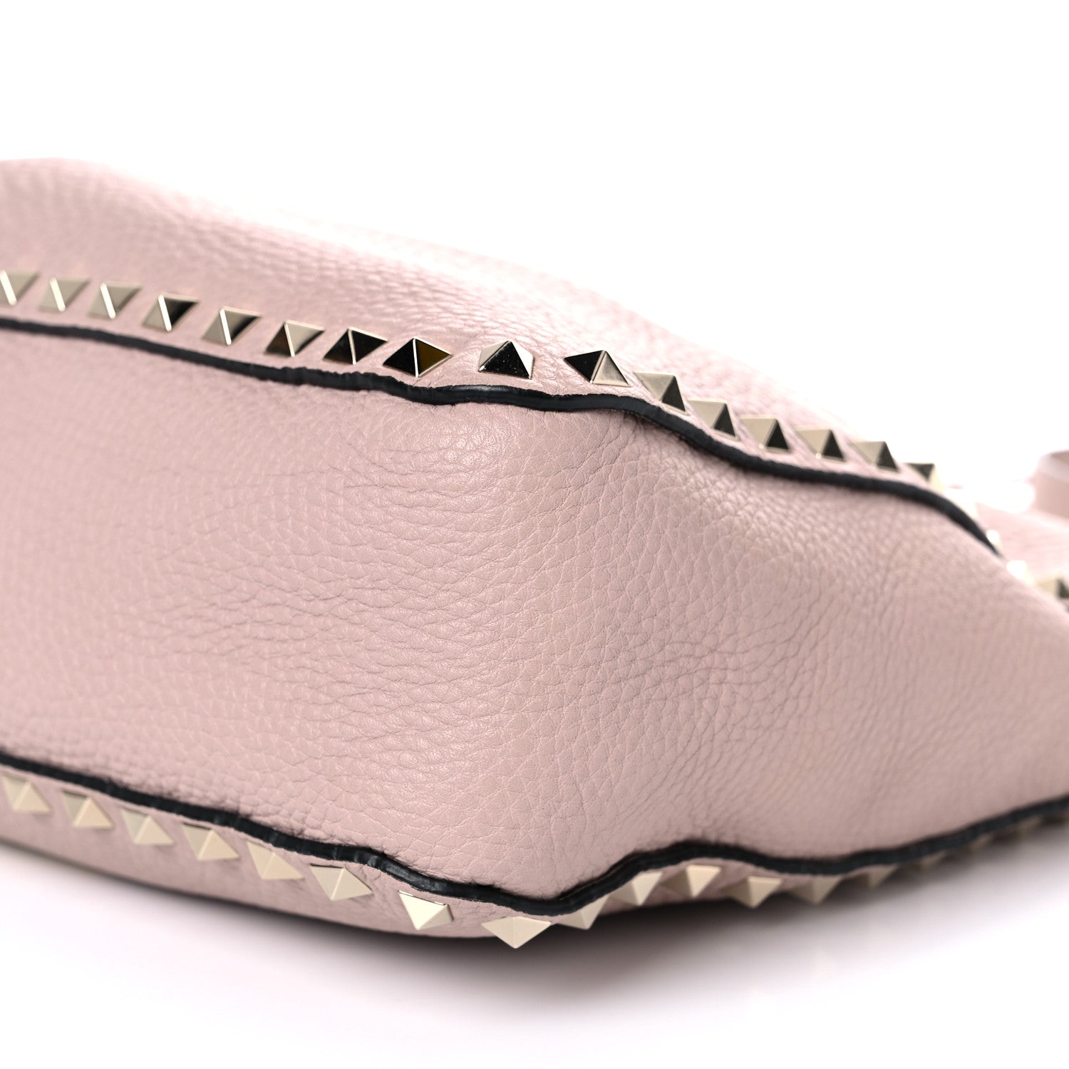 Valentino Garavani Pebbled Calfskin Small Rockstud Flip-Lock Messenger Bag Water Rose 8 of 10