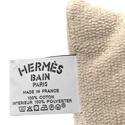 Hermes Cotton Terry Cloth Yachting Uni Beach Pillow Sable 3 of 3
