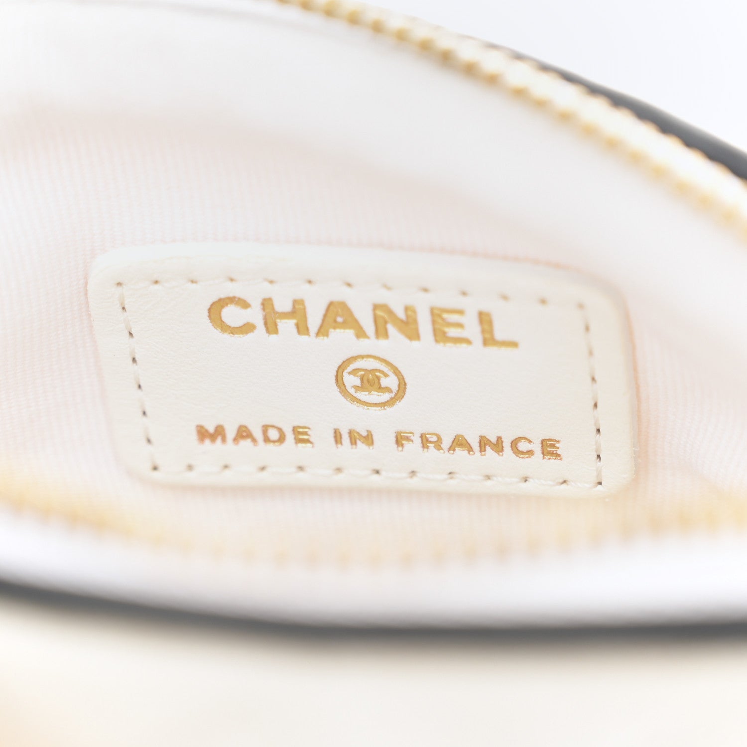 Chanel Canvas Calfskin Tennis Racket Mini Bag White Black 7 of 11