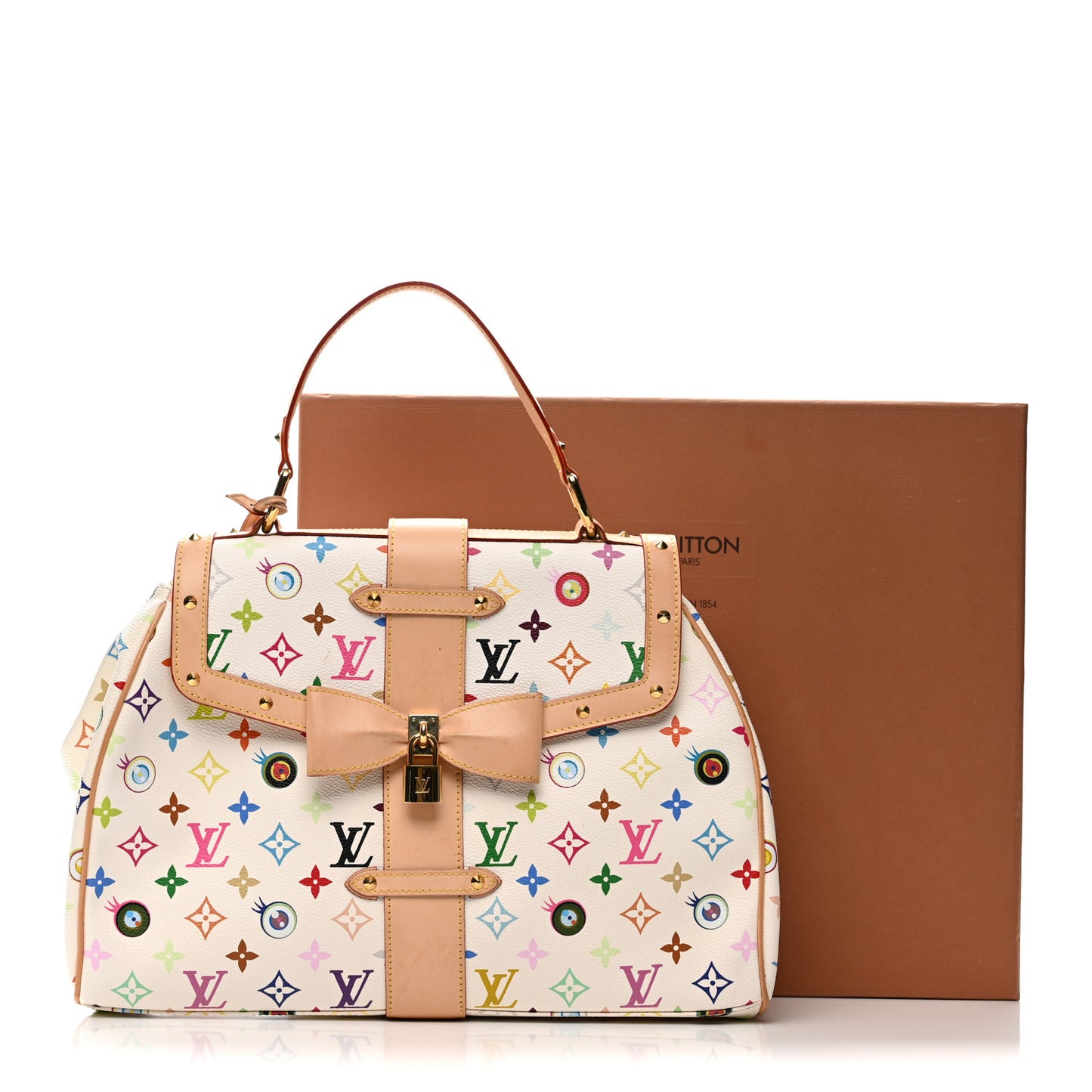 Monogram Multicolor Murakami Eye Love You White
