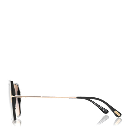 Tom Ford Polarized Joanna Sunglasses TF 1039 Black 3 of 8