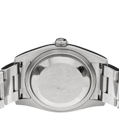 Rolex Stainless Steel 18K White Gold 36mm Oyster Perpetual Roulette Datejust Watch Silver 116234 4 of 5