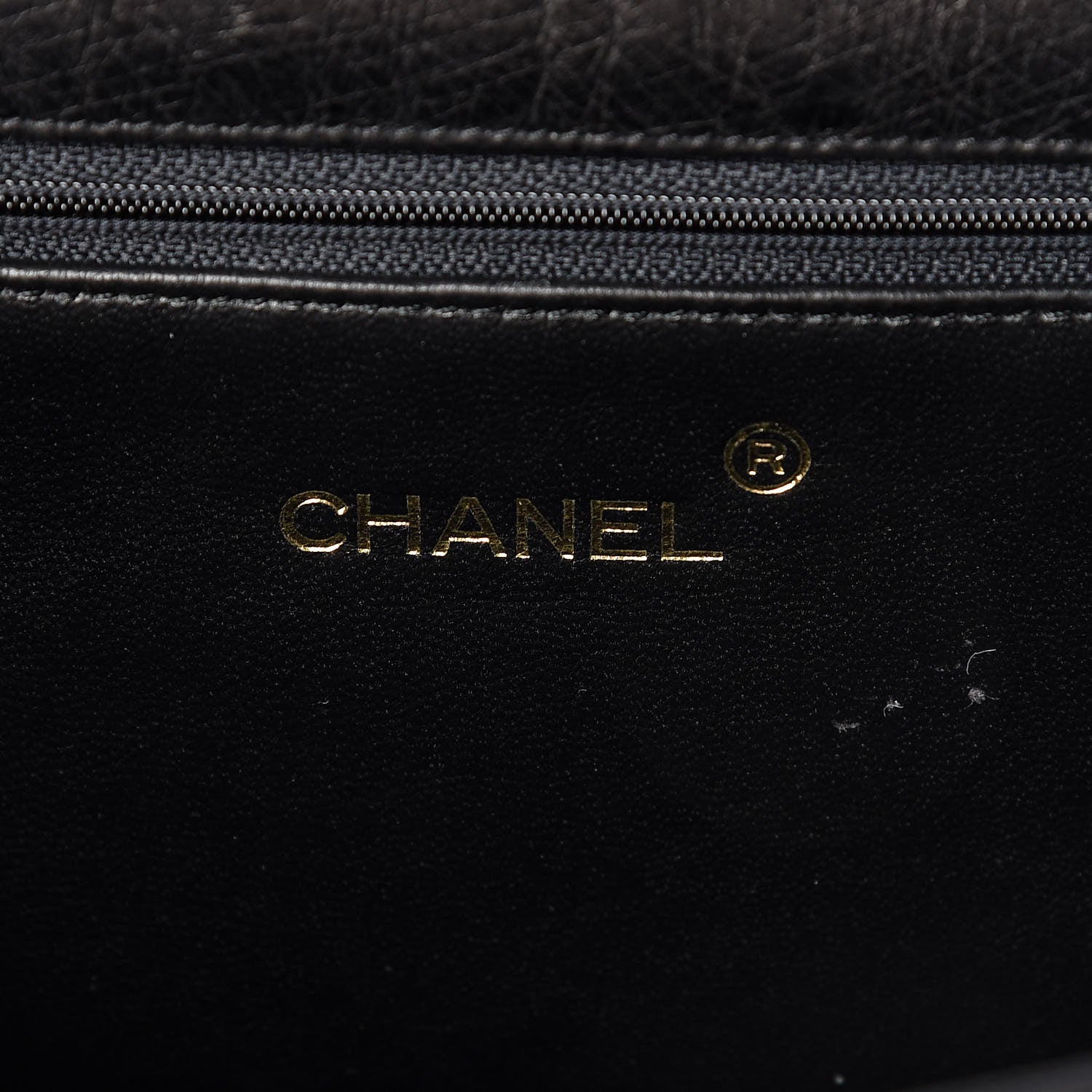 Chanel Ostrich Medium Single Flap Black 6 of 15