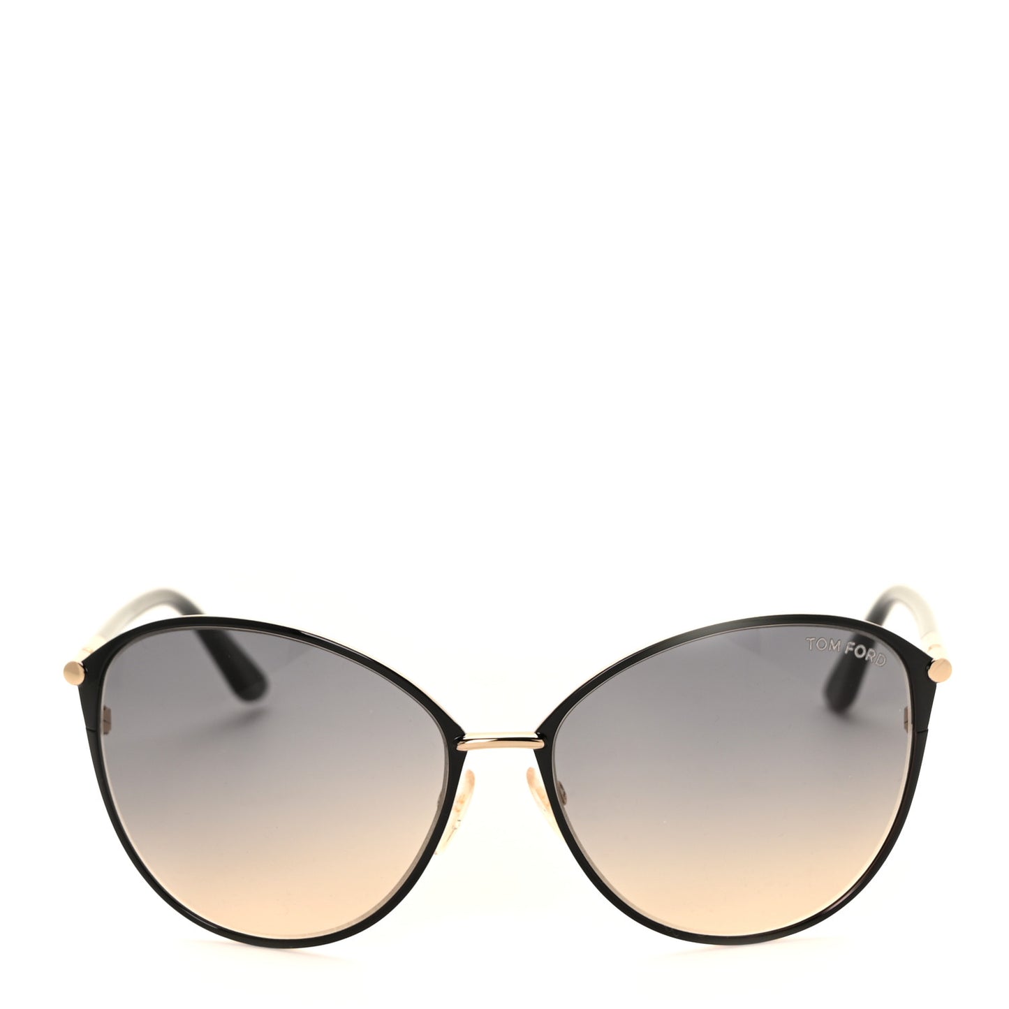 Penelope Vintage Round Sunglasses TF320 Black